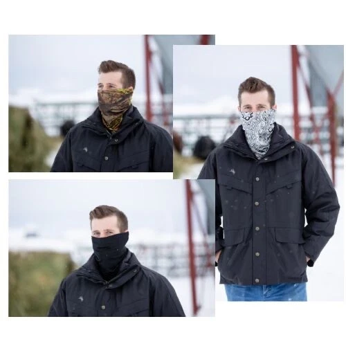 Wyoming Traders Black, Paisley, or Camo 100% Silk Neck Gaiter