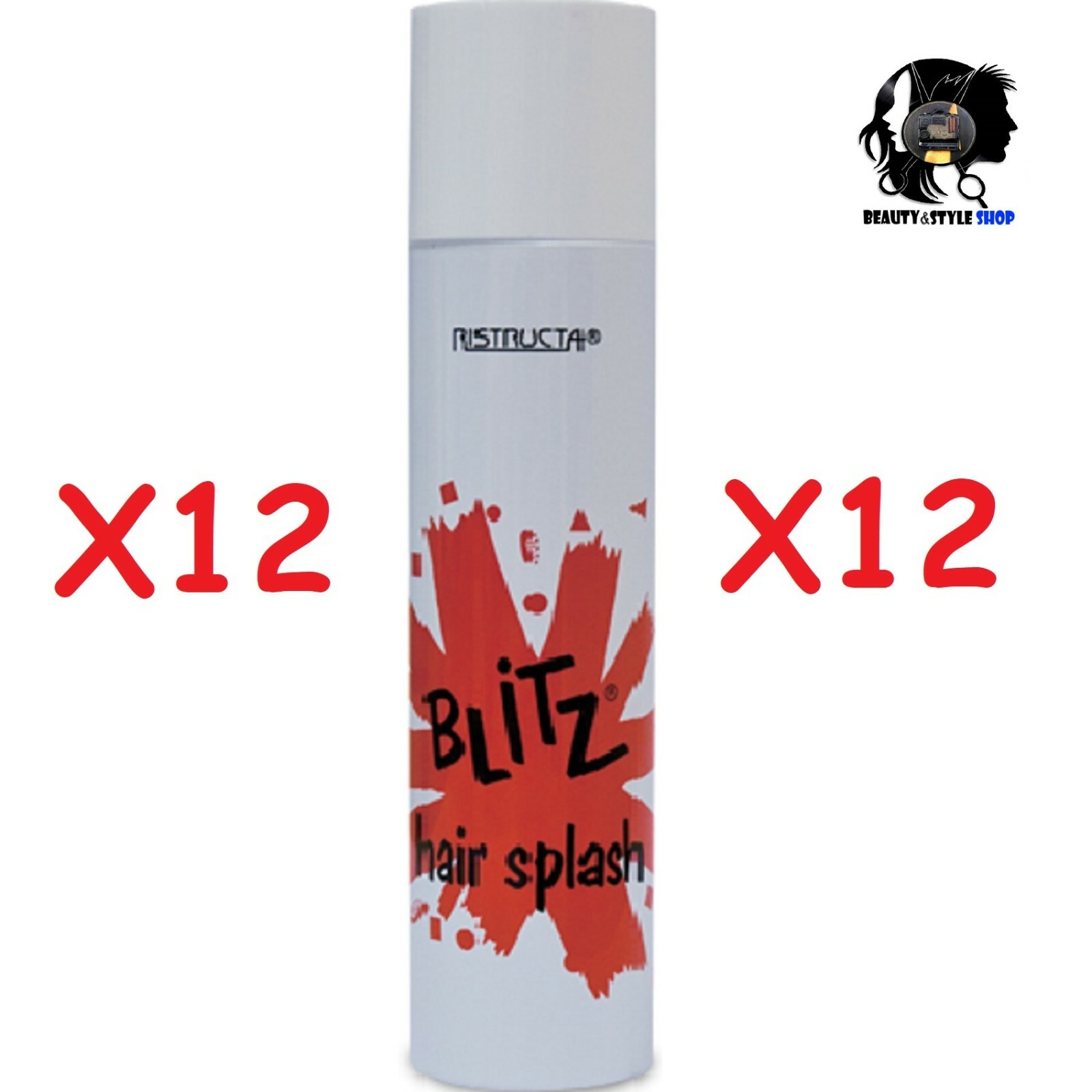 Stock 12x Lacca Blitz Ristructa 330ml - Fissaggio Extra Forte No-Gas