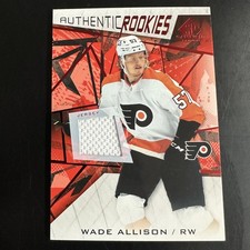 2021-22 SP Game Used Authentic Rookies Red Jerseys Wade Allison #132 Rookie RC