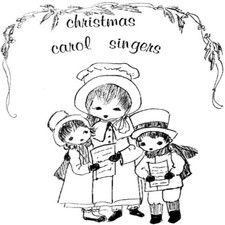 7-3/4" To 10" Christmas Carolers Dolls  Clothes Pattern