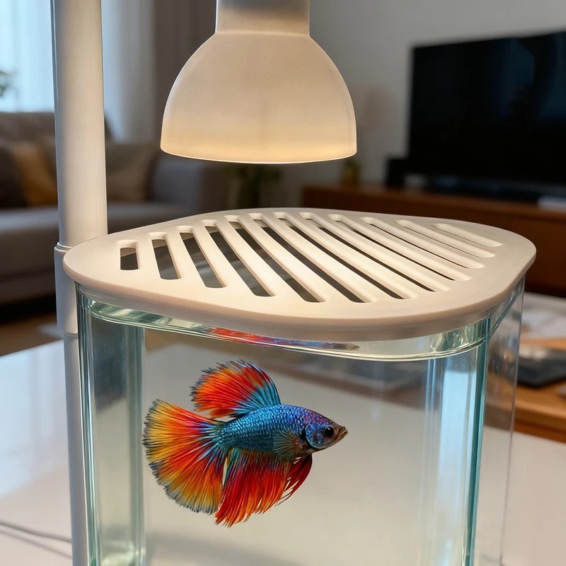 Curated visual reference: Picture Idea: Small Fish Tank Starter Kit With Light