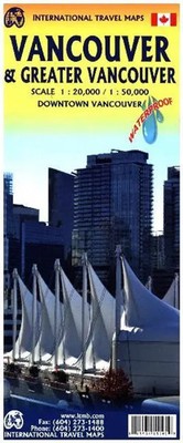 International Travel Map ITM Vancouver & Greater Vancouver | Englisch | 2007