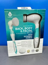 PURSONIC ADVANCED BACK BODY & FACIAL CLEANING BRUSH EXTENDED HANDLE FC190AQ NEW