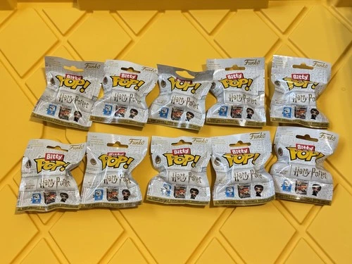 LOT OF 10! Harry Potter Goblet of fire Bitty Pop! FUNKO Blind Bags NEW/SEALED