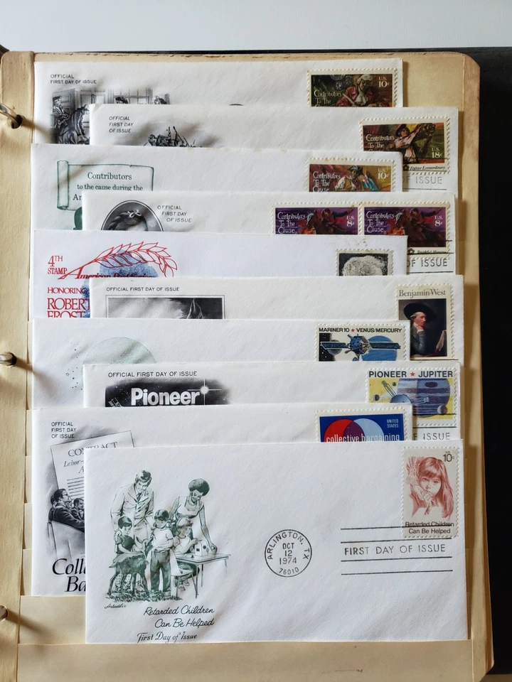 50 Count US Postage Stamps First Day of Issue Envelopes - Excellent Overall - Image 3 of 4