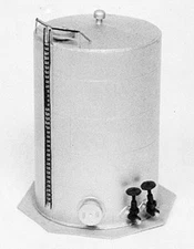 Plastruct 2015 N Trackside Series 2" x 2" x 3" Scone Roof Oil Storage Tank Kit