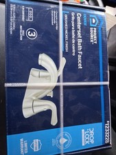 Project Source Dover Centerset Bath Faucet Brushed Nickel 1233228