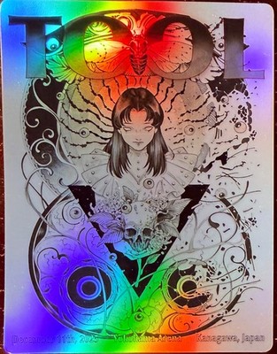 TOOL KANAGAWA JAPAN POSTER/STICKER DECEMBER 11TH 2025 YOKOHAMA