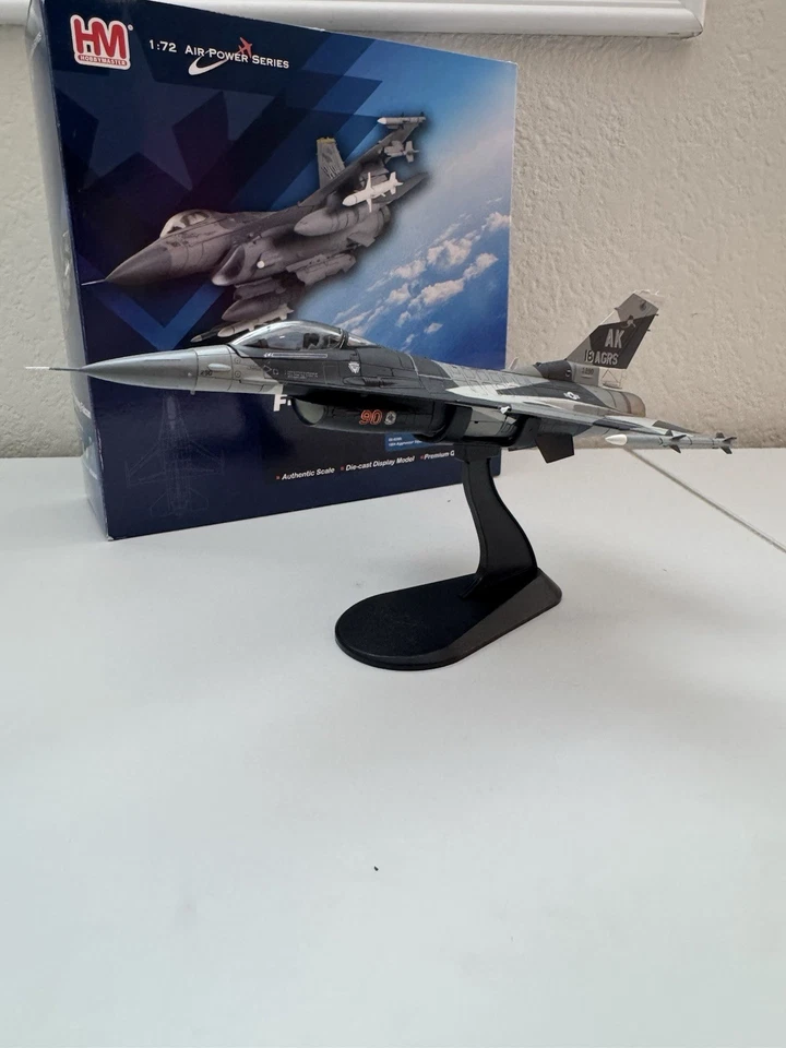 MIB Hobby Master Diecast Lockheed F-16C Fighting Falcon 18th Agg Sqn HA3844 - Image 4 of 4