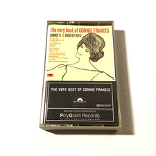 Connie Francis The Very Best Of Connie Francis Cassette 1990 Pop Vocal Tested