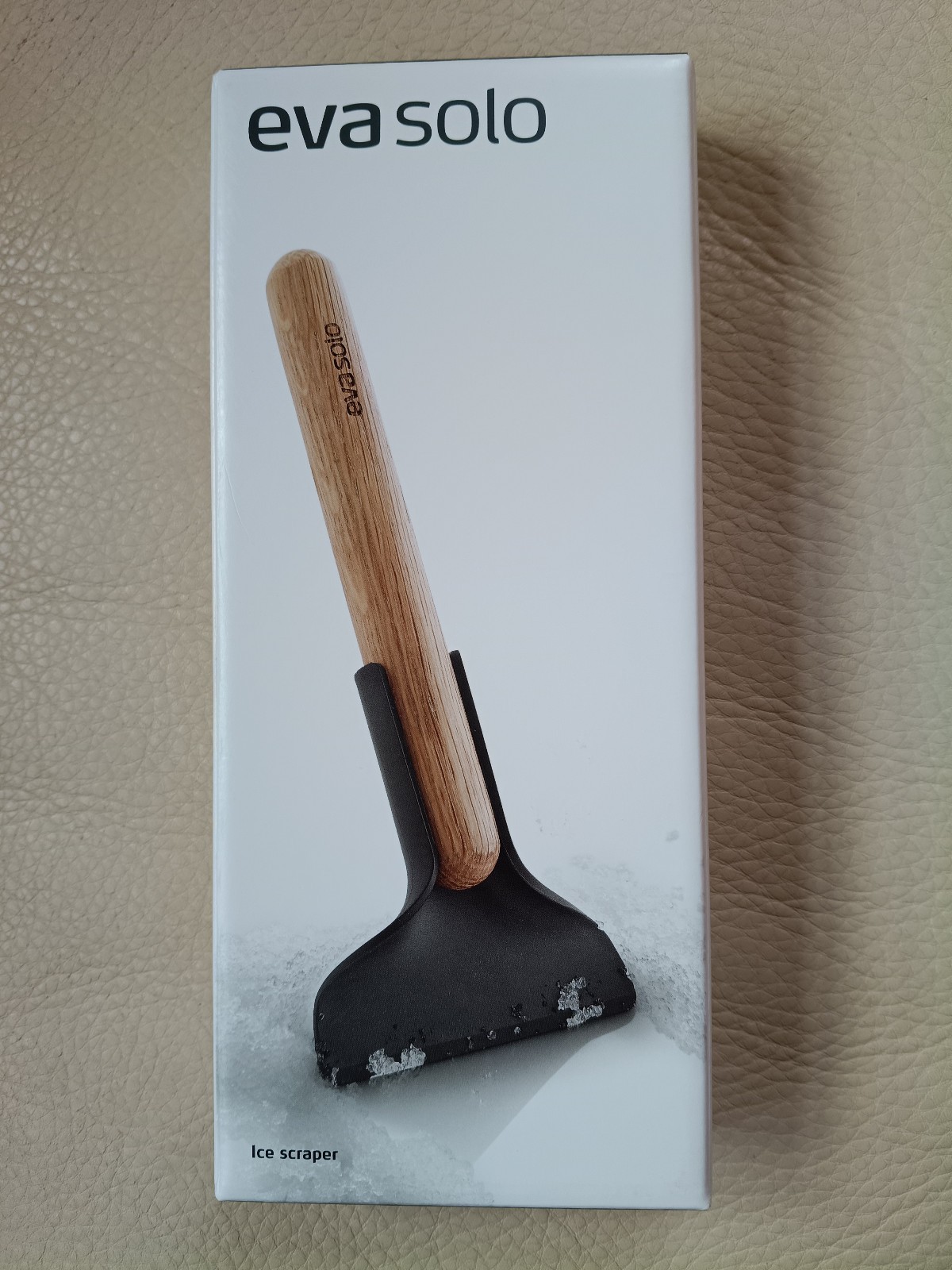 Eva Solo Eiskratzer Auto-Eisschaber aus Eichenholz/Kunststoff - dansk design NEU