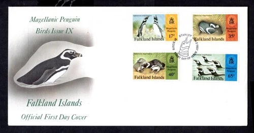 Falkland Islands - 1997 Magellanic Penguins Birds Series 9 First Day Cover