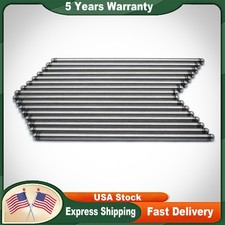 Hardened Steel Pushrods 516 Fits For Chevy 327 350 383 400 7.800 Length New