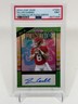 2024 Leaf Vivid Dillon Gabriel T-DG1 PSA Mint 9 Auto Technicolor Green 4/4