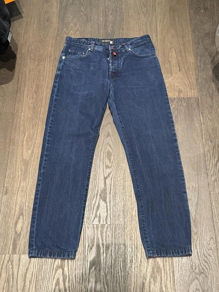 Men Kiton Jeans Navy Denim 34 / L / 50