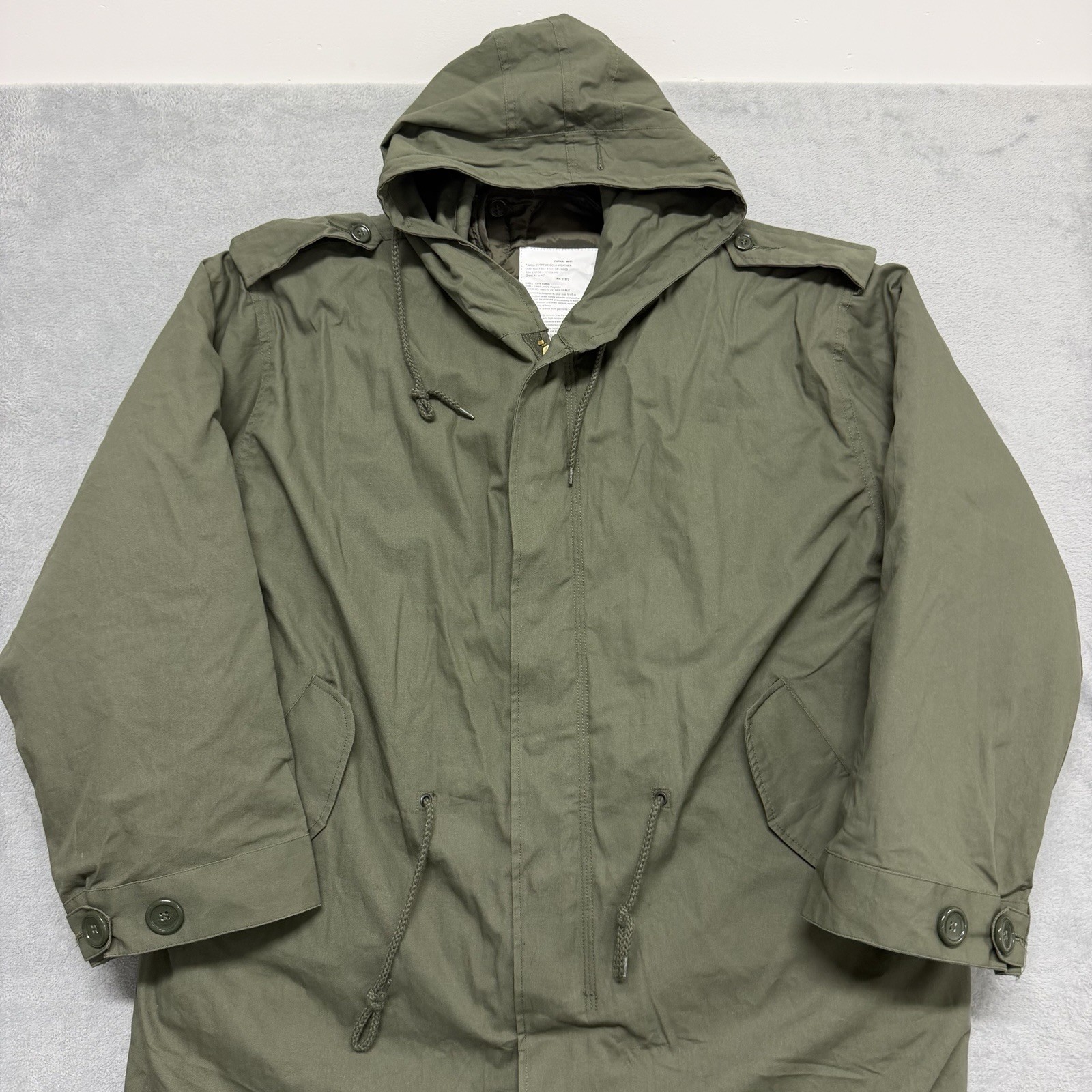 Rothco Military Extreme Cold Weather M-51 Parka Mens Large Fishtail Olive Drab