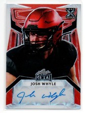 2023 Leaf Metal Portrait Auto Red discs  1/1 Josh Whyle #PA-JW1