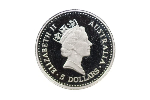 1989 1/20oz 9995 Platinum Australian Koala $5 Proof Coin - Picture 2 of 3