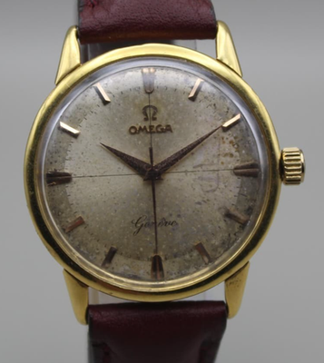 Omega GENEVE 14758 SC 61 Crosshair Gold plated Cal 600 - Manual