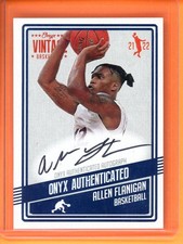 Allen Flanigan Autograph /5 2021-22 Onyx Vintage #VAAF