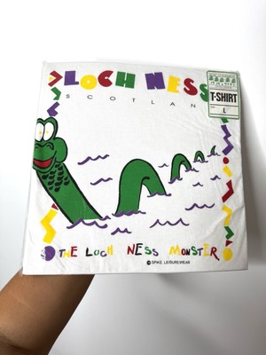 Vintage Rare The Loch Ness Monster T-Shirt Scotland Single Stitch Size L
