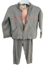 United colors of benetton 3 Piece Gray Girls Sweatsuit Sz XS 4