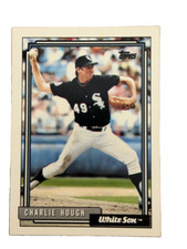 Excellent: Vintage 1992 topps Charlie Hough Chicago White Sox Trading Card