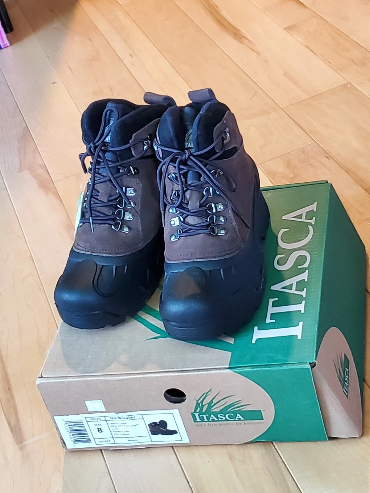 NEW! SALE! Itasca Mens Size 8 Ice Breaker Boots - 3M 200g thinsulate