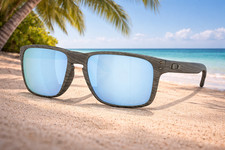 Oakley Holbrook XXL Woodgrain Prizm Deep Water Polarized OO9487-0461 Sunglasses