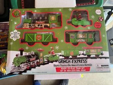 Grinch Express Ready To Play Train Set 12 Pc Lights Sounds Christmas 2022