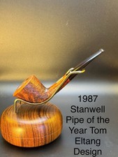 Vintage 1987 Stanwell Pipe Of The Year Tom Eltang Design Tobacco Pipe