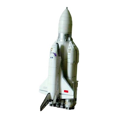 1/96 Space Shuttle Raketenmodellbausatz, 3D-Puzzle, Weltraumraketenstartmodell,