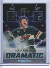 2025-26 UD FLAIR HOCKEY FTD-4 MATT BOLDY SP MINNESOTA WILD