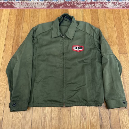 RARE Vintage TEXACO Gas Station Attendant Jacket Large