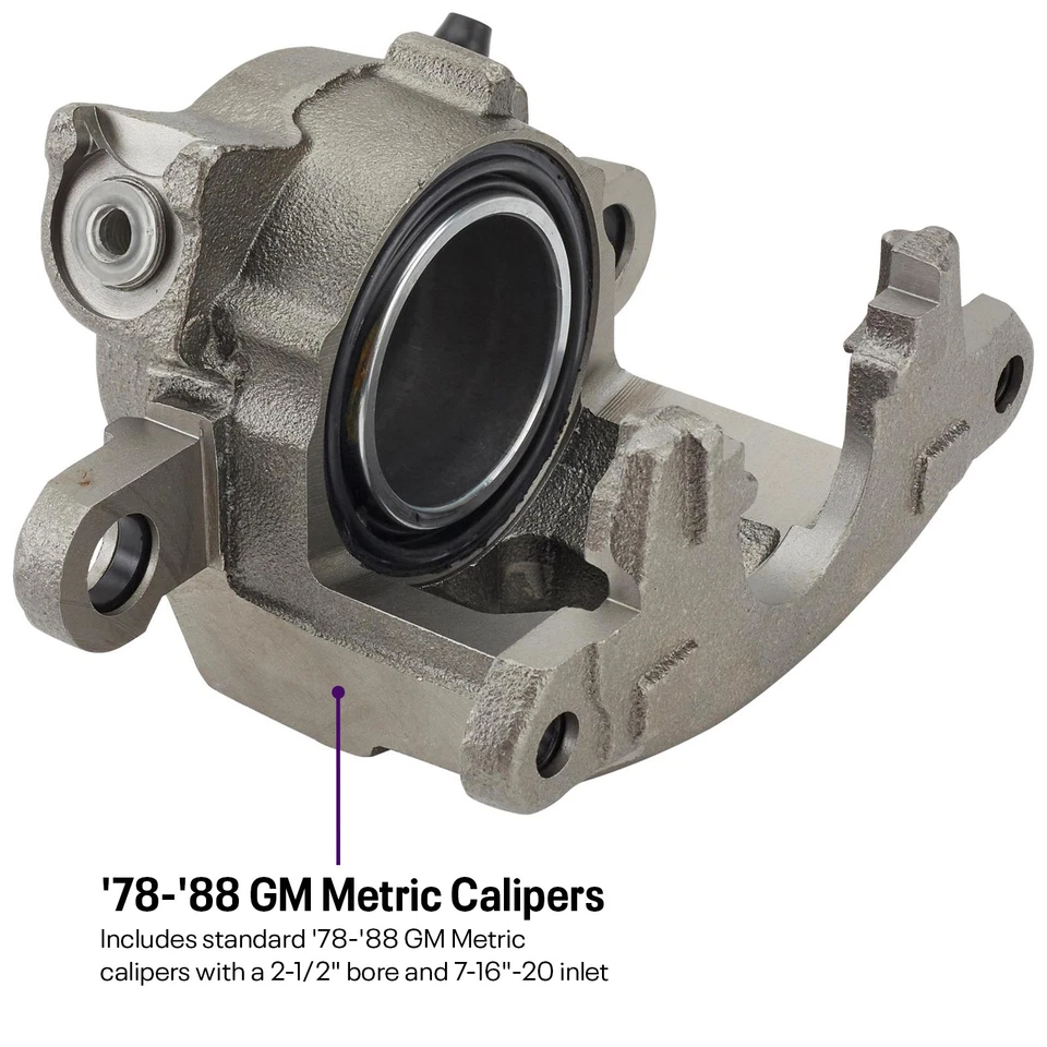 1955-64 Chevy Full Size Impala Bel Air Car Deluxe Disc Brake Kit, 5 x 4-3/4" - Image 4 of 4