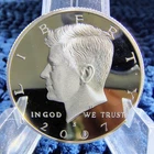 2007-S Proof Silver Kennedy Half Dollar - 90% Silver- Deep Cameo -San Francisco