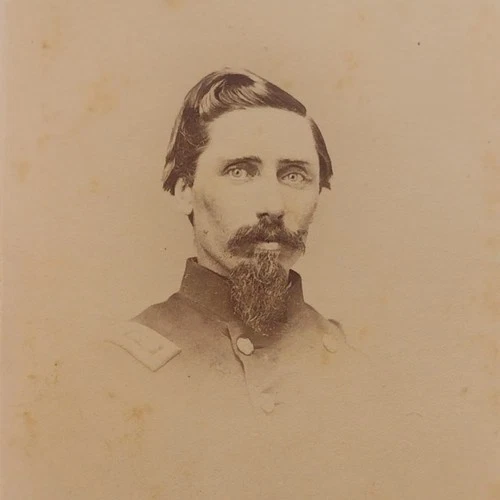 Antique CDV Unknown Union Soldier Photo 4x2.5 Inch Matte