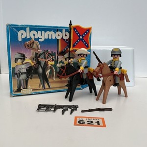 PLAYMOBIL Vintage Western Soldat Nordiste Avec épée - Set 3485 De 1987, Bon état