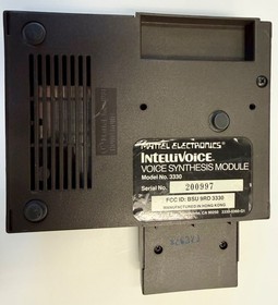 Intellivision Intellivoice Voice Synthesis Module w/ B-17 & Space Spartans Games