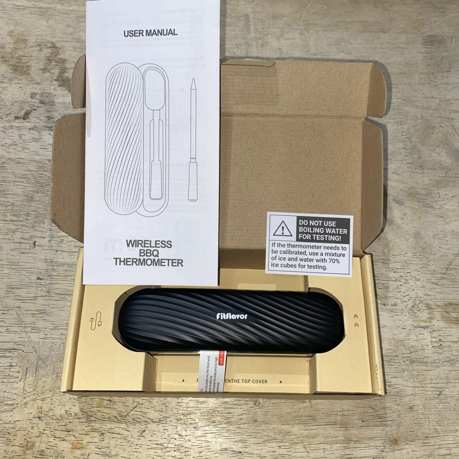 FitFlavor Wireless Meat Thermometer For Grilling/BBQ/Cooking Etc, Rechargeable
Opens in a new window