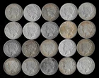 TWENTY (20) Peace Dollars (1922-26) 90% Silver  Lot A41-1
