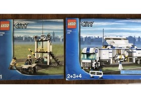 LEGO CITY: Police Command Center (7743) 100% complete w/ MANUALS  AND BOX