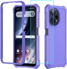 For Cricket Icon plus 2026 Phone Case with Screen Protector,Full Body Protection