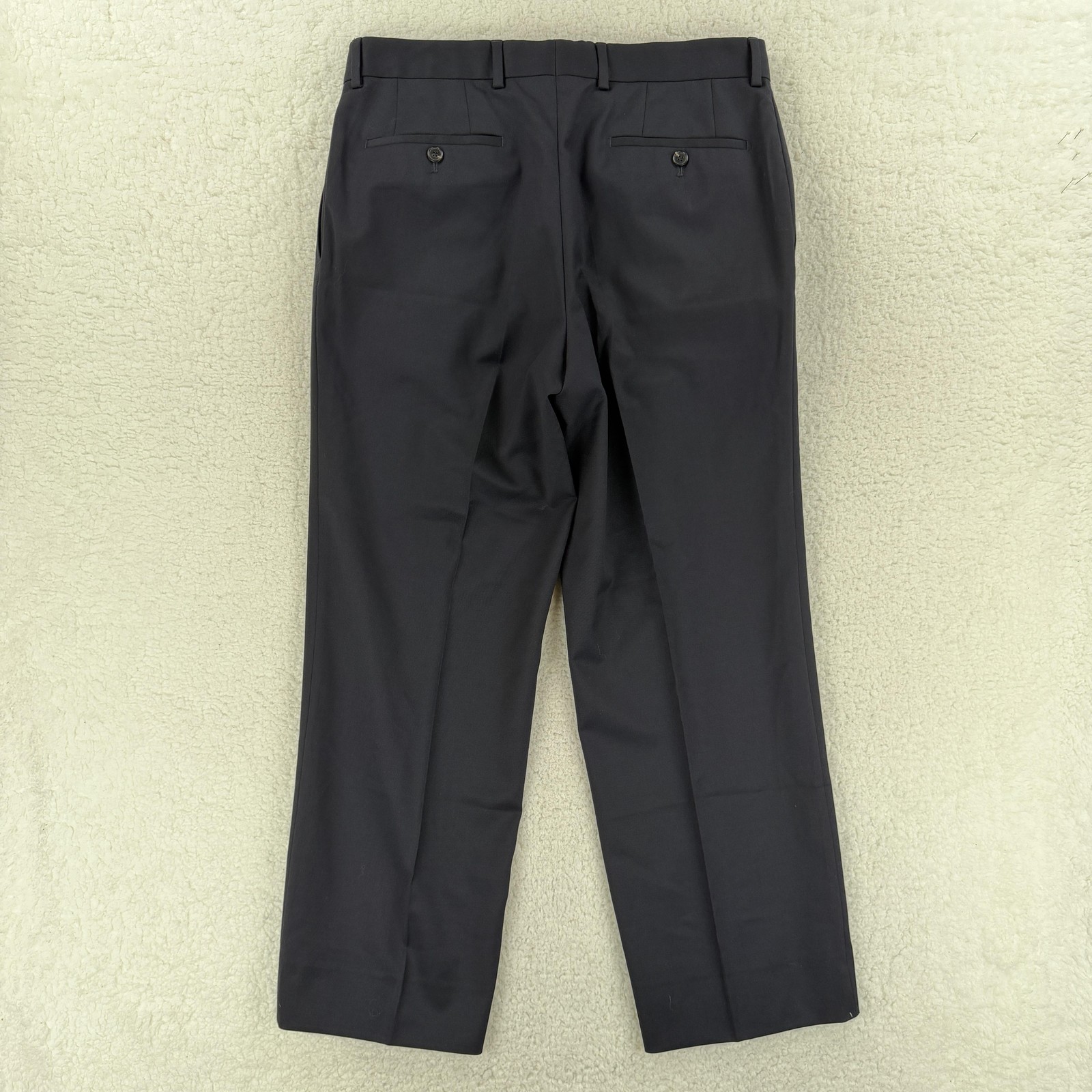 Hugo Boss Dress Pants Mens 34x28 Blue Virgin Wool James Brown Office Slacks thumbnail 2