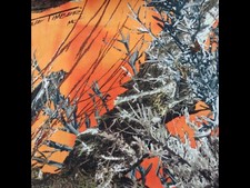 Orange Camo Fitted Mattress Crib / Toddler Sheet 