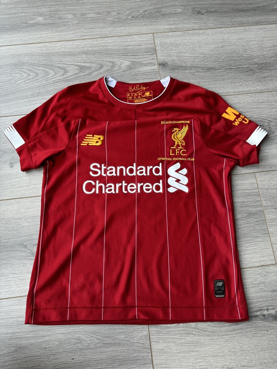 Liverpool Shirt Home Kit 19/20 New Balance Jersey Champions M