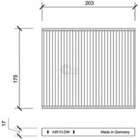 Filter Innenraumfilter Pollenfilter FüR Fiat 500 C 312_ Ford KA RU8