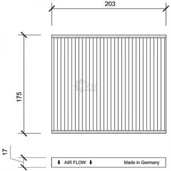 Filter Innenraumfilter Pollenfilter FüR Fiat 500 C 312_ Ford KA RU8-image