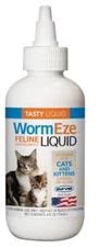 Durvet WormEze Piperazine Liquid Wormer for Cats and Kittens 4oz