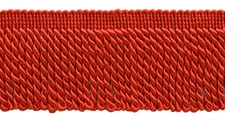Bullion Fringe Trim, Style# EF25, Color# 88 - Flaming Red [Sold By The Yard]
